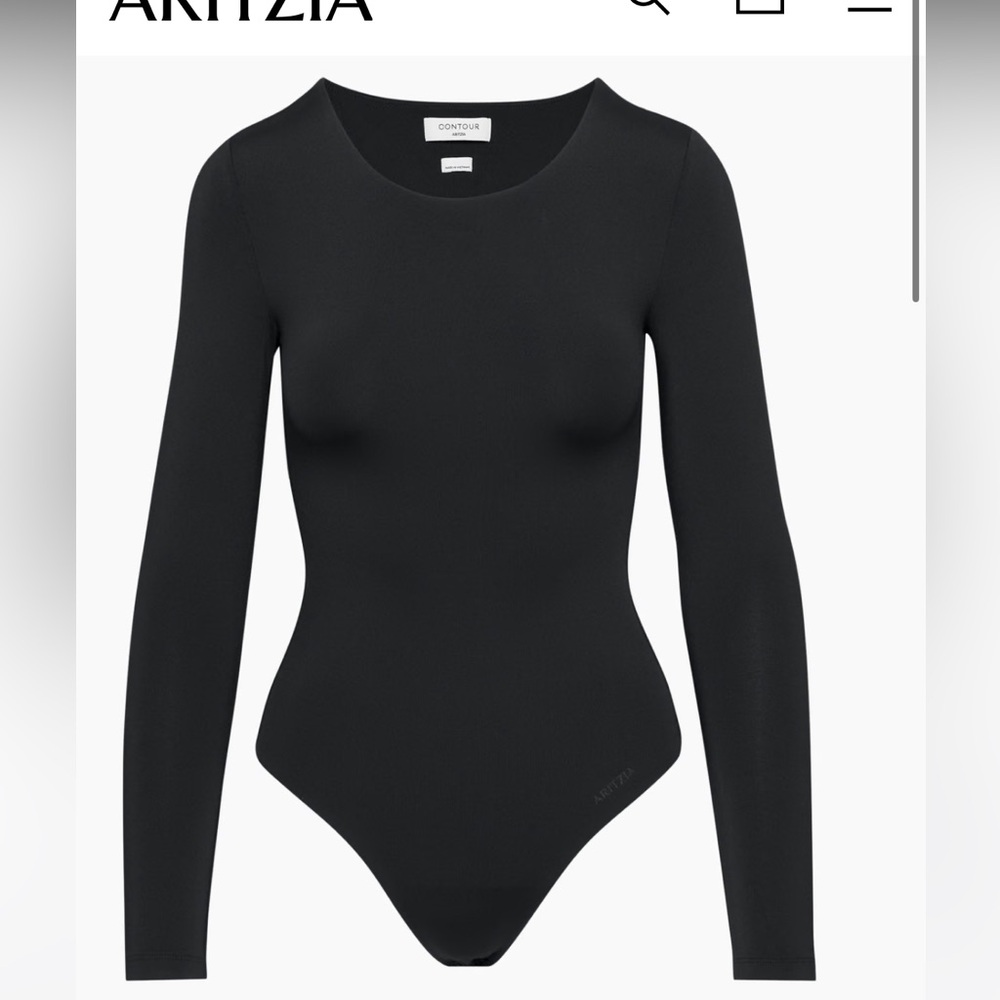 Aritzia Contour Crew Bodysuit Longsleeve